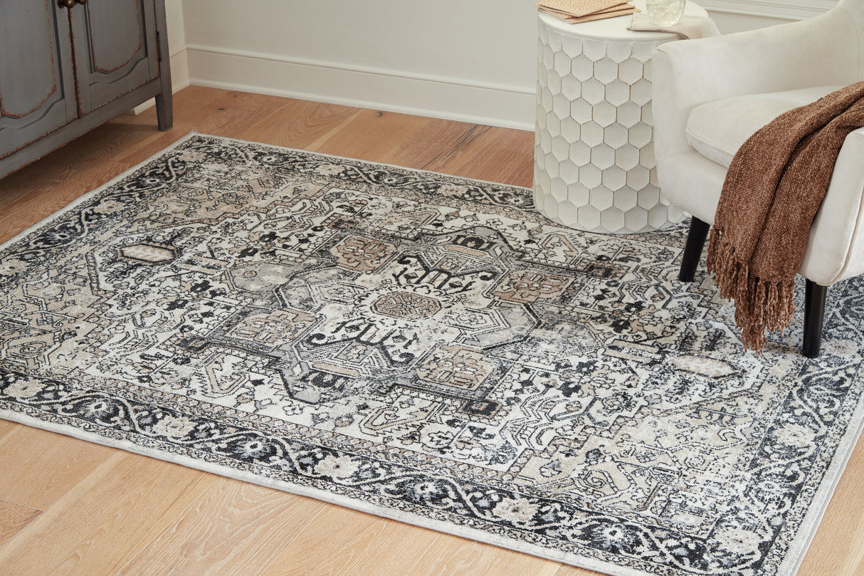 Furniture City Biloxi - Ashley Furniture - Gregmoore Rug - 5'2" x 6'10" Washable Rug / Multi - R405822