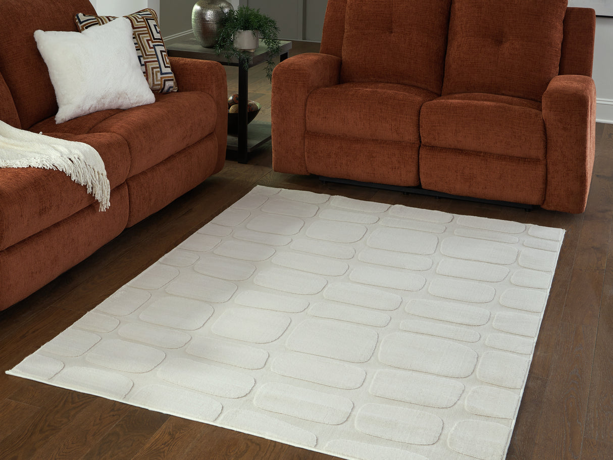 Furniture City Biloxi - Ashley Furniture - Malvinsboro Rug - Washable 8' x 10' Area Rug / Sandstone - R407441