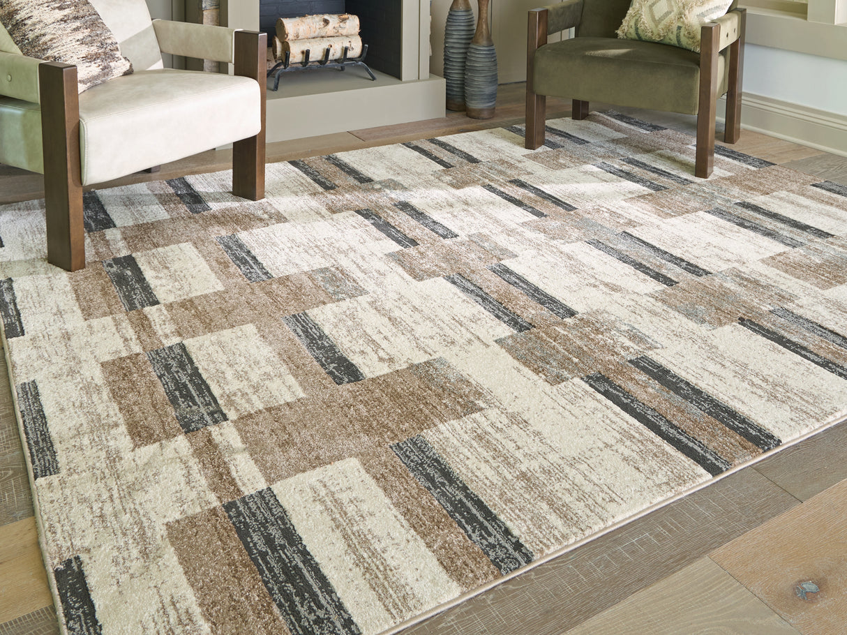 Furniture City Biloxi - Ashley Furniture - Alstone Rug - 7'10" x 10' Area Rug / Multi - R407731
