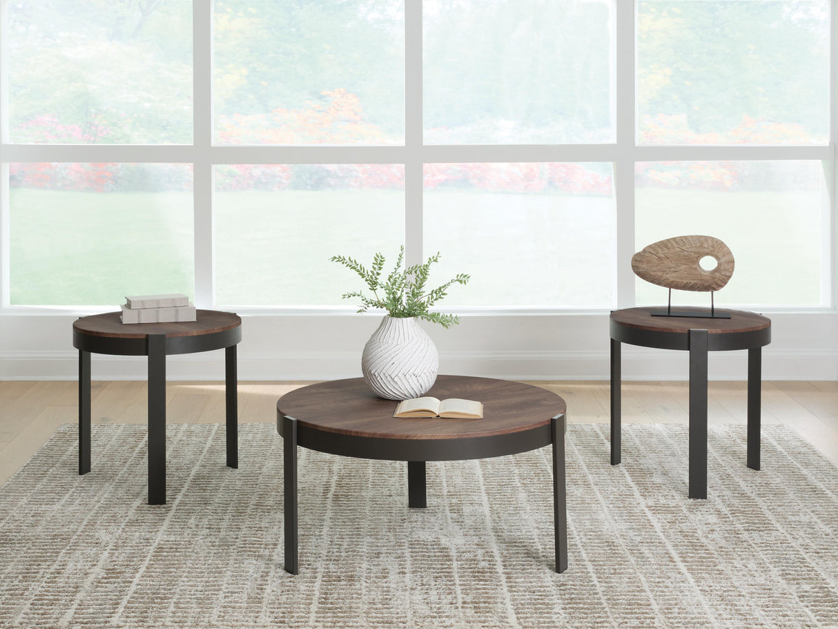 Furniture City Biloxi - Ashley Furniture - Horizon Hills Table (Set of 3) - Occasional Table Set (3/CN) - T186-13