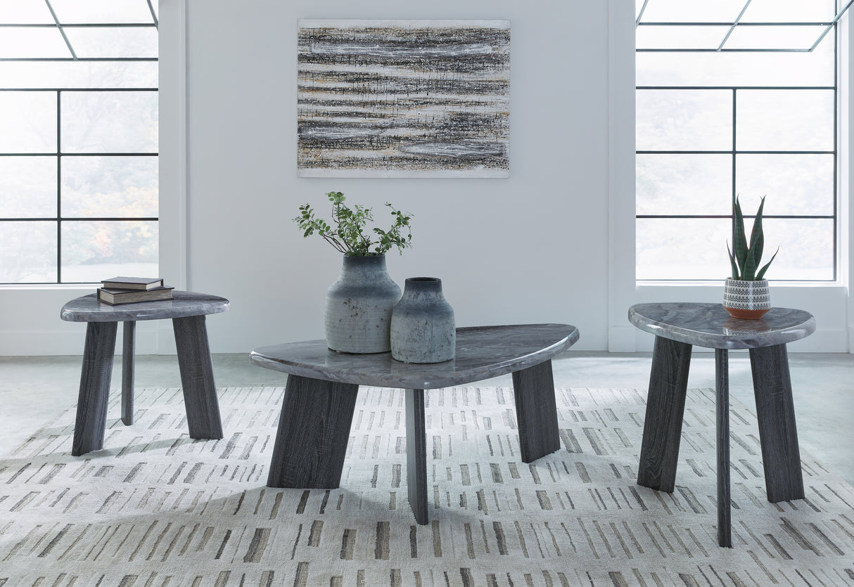 Furniture City Biloxi - Ashley Furniture - Bluebond Table (Set of 3) - Occasional Table Set (3/CN) / Gray - T390-13