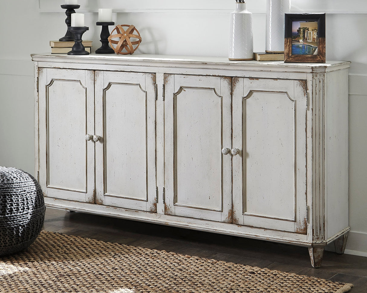 Furniture City Biloxi - Ashley Furniture - Mirimyn Accent Cabinet - Accent Cabinet / Antique White - T505-560