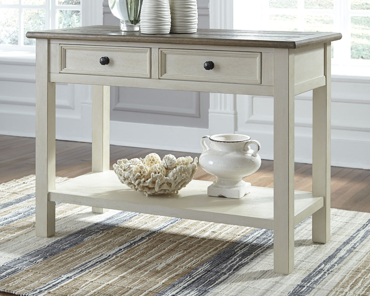 Furniture City Biloxi - Ashley Furniture - Bolanburg Sofa/Console Table - Sofa Table / Two-tone - T637-4