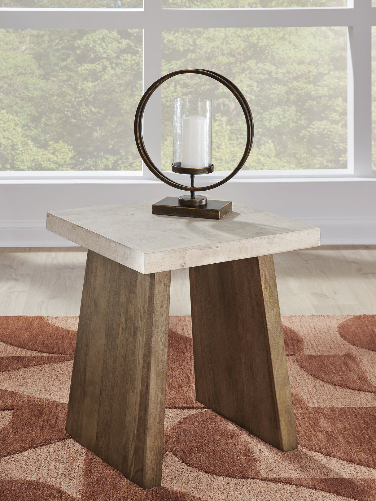 Furniture City Biloxi - Ashley Furniture - Brendalhouse End Table - Square End Table / Light Brown - T642-2