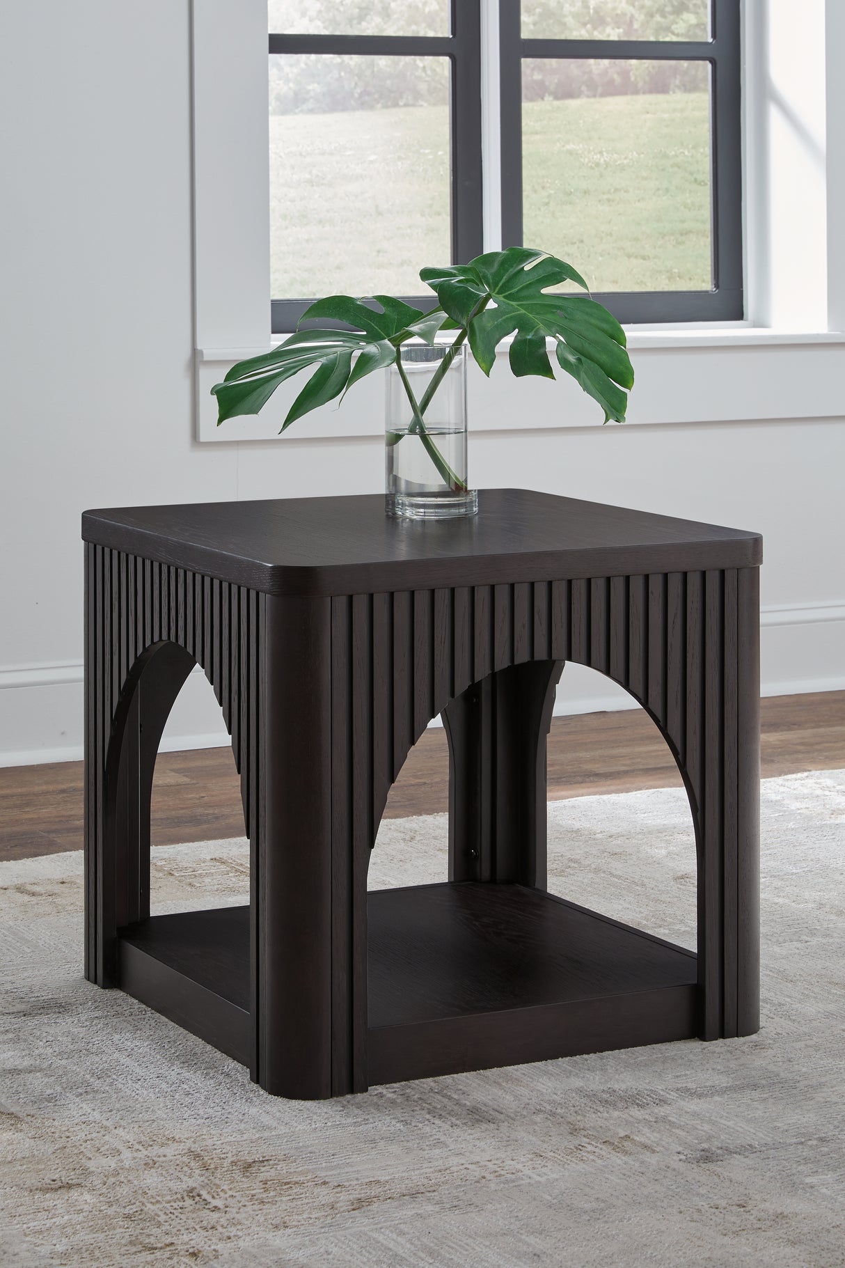 Furniture City Biloxi - Ashley Furniture - Yellink End Table - Square End Table / Black - T760-2
