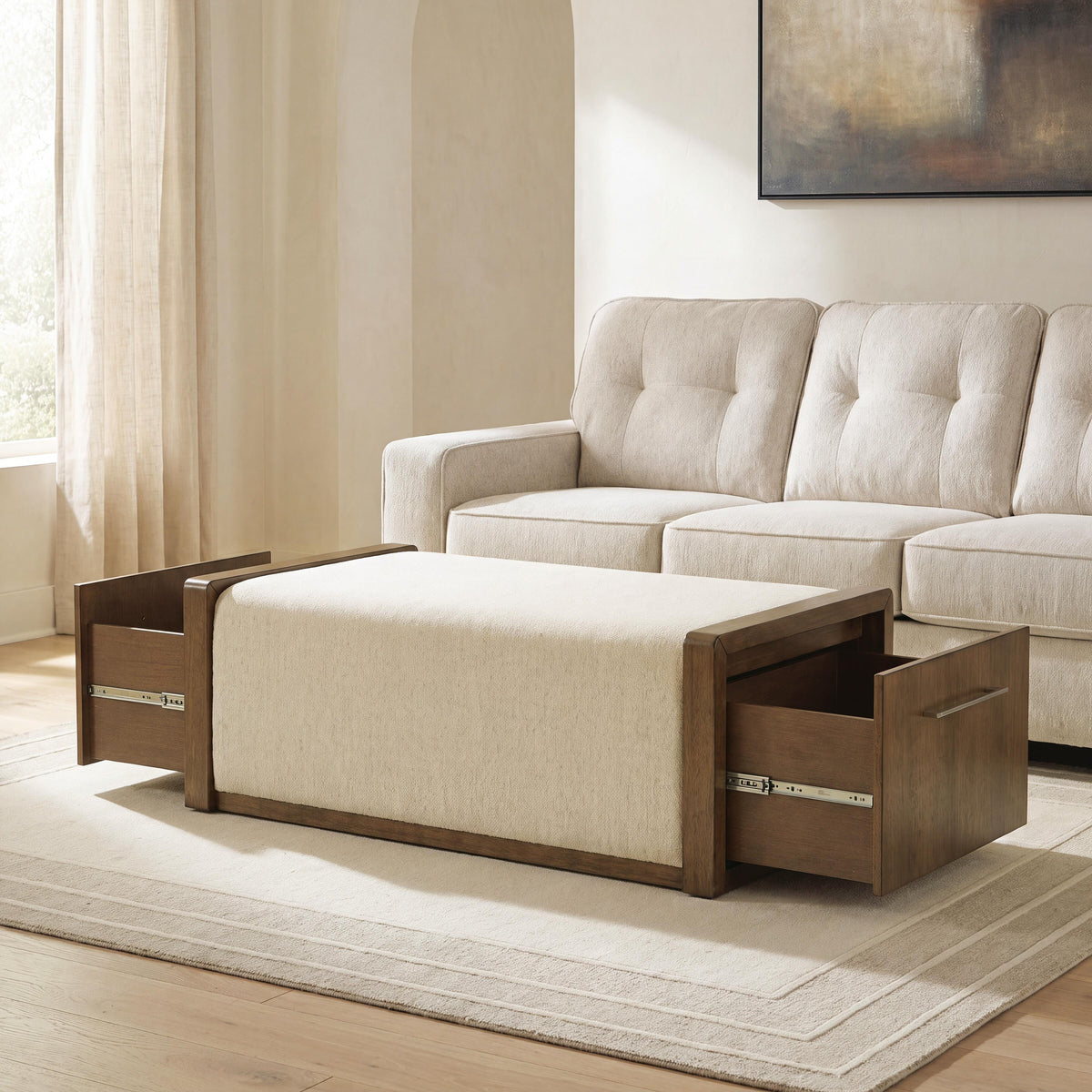 Marxmore Upholstered Ottoman with Storage