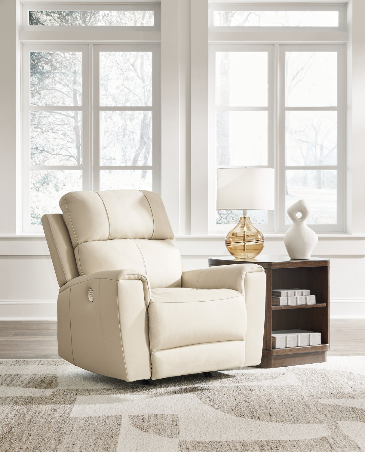 Furniture City Biloxi - Ashley Furniture - Dahlmoore Living Room - Power Rocker Recliner / Almond - U1320098