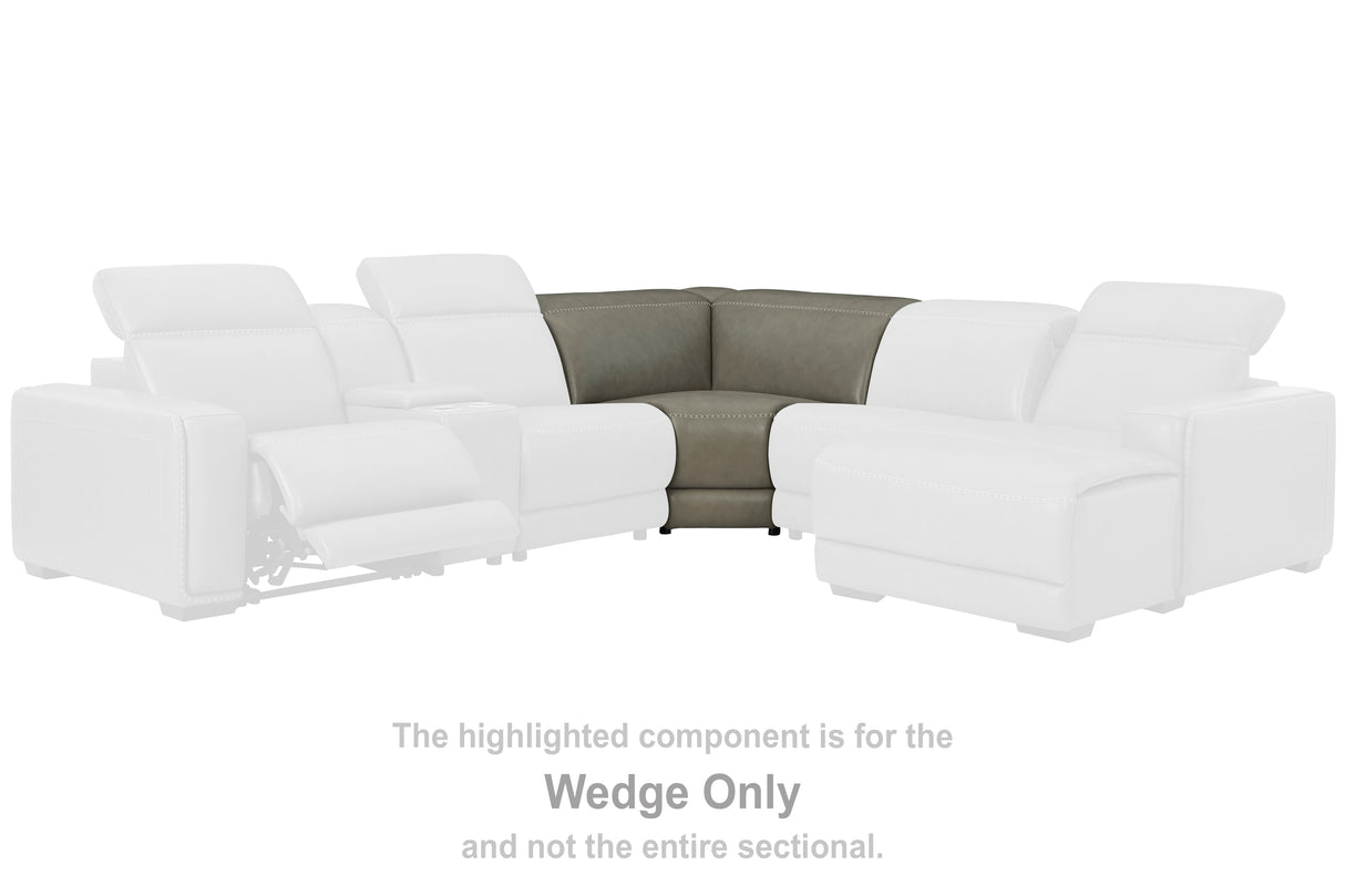 Furniture City Biloxi - Ashley Furniture - Correze Sectional - Wedge / Gray - U9420277