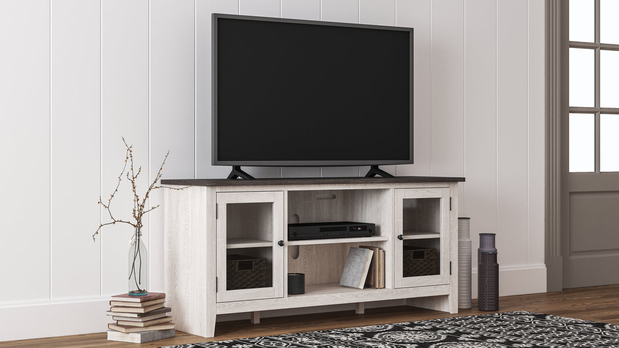 Furniture City Biloxi - Ashley Furniture - Dorrinson 60" TV Stand - 60" / Two-tone - W287-68