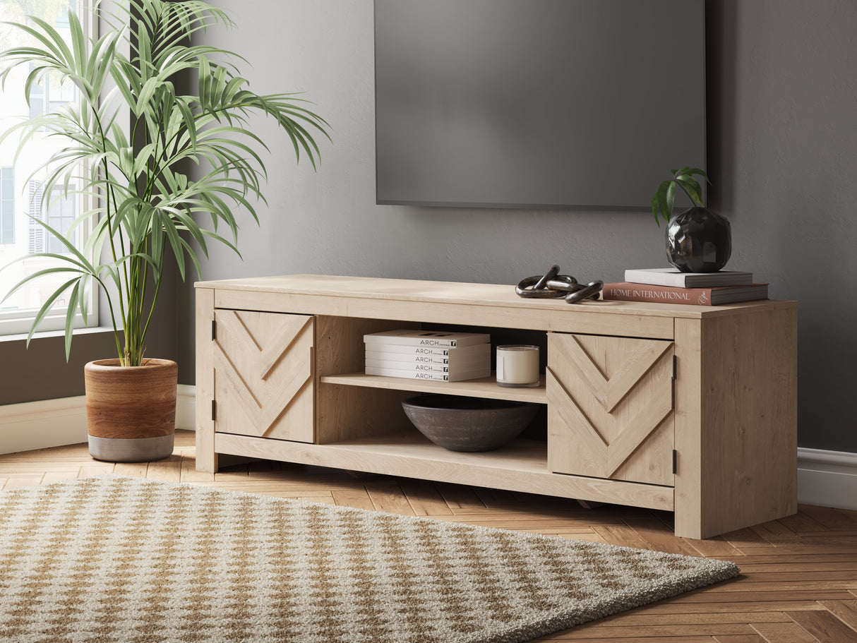 Furniture City Biloxi - Ashley Furniture - Cayboni TV Stand - 71" / Black - W3789-68