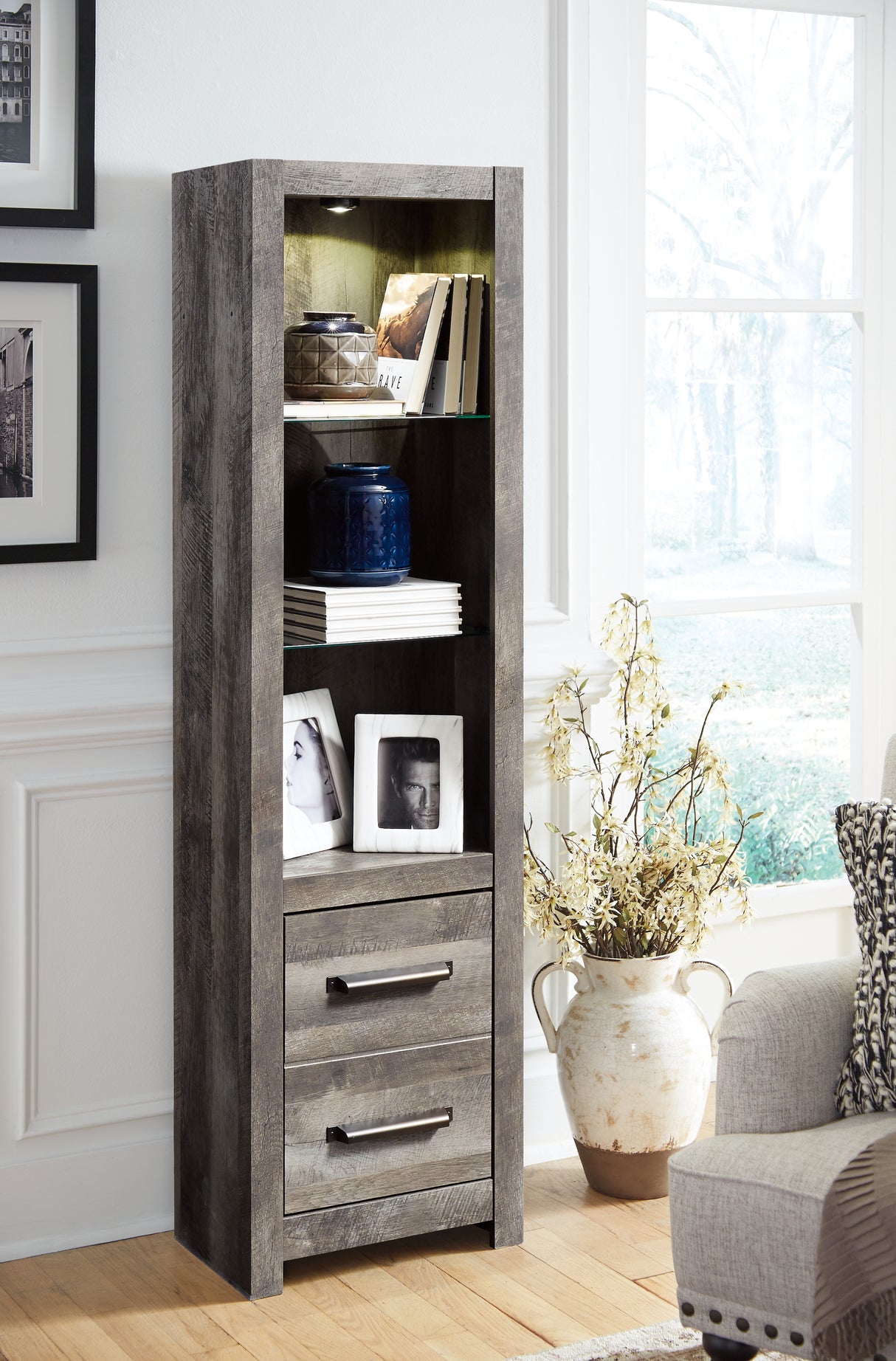 Furniture City Biloxi - Ashley Furniture - Wynnlow Entertainment Center - Pier / Gray - W440-24