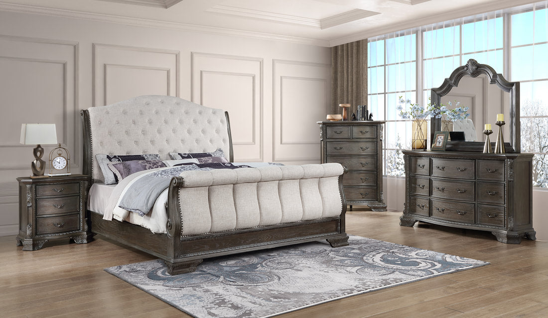 B1000 4pc or 5pc Bedroom Set - Queen , King 2