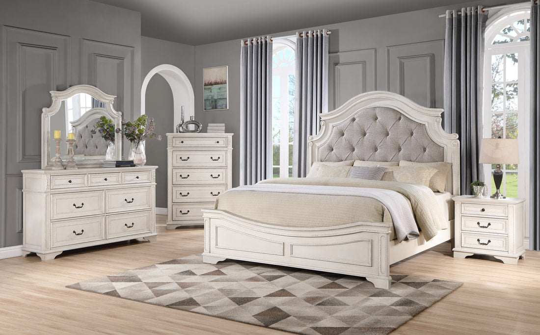 B6000 - 4pc or 5pc Bedroom Set - Queen, King 2