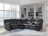 Furniture City Biloxi - Ashley Furniture - Sultan Meadow Sectional - 2-Piece Reclining Sectional / Carbon - PC13001S1