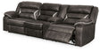 Furniture City Biloxi - Ashley Furniture - Kincord Sectional - 5-Piece Power Reclining Sectional / Midnight - 13104S6