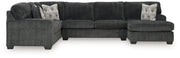 Furniture City Biloxi - Ashley Furniture - Hollyview Sectional - LAF 3-Piece Sectional with Chaise / Shadow - 15205S1