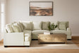 Furniture City Biloxi - Ashley Furniture - Rawcliffe Sectional - LAF 3-Piece Sectional / Parchment - 19604S1