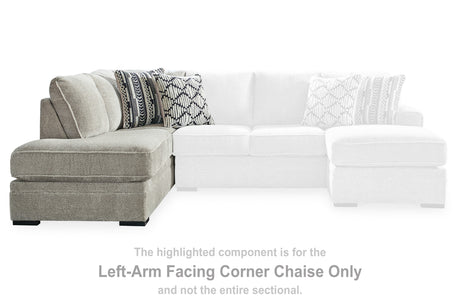 Furniture City Biloxi - Ashley Furniture - Calnita Sectional - RAF 2-Piece Sectional with Chaise / Sisal - 20502S2