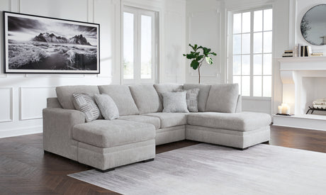 Furniture City Biloxi - Ashley Furniture - Gabyleigh Sectional - LAF 2-Piece Sectional with Chaise / Nickel - 20904S1