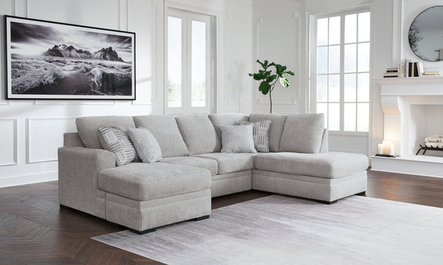 Furniture City Biloxi - Ashley Furniture - Gabyleigh Sectional - LAF 2-Piece Sectional with Chaise / Nickel - 20904S1