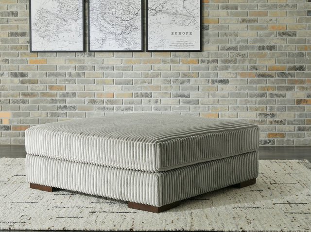 Furniture City Biloxi - Ashley Furniture - Lindyn Living Room - Oversized Accent Ottoman / Ivory - 2110408