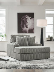 Furniture City Biloxi - Ashley Furniture - Lindyn Living Room - Chaise / Fog - 2110515