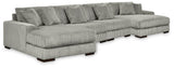 Furniture City Biloxi - Ashley Furniture - Lindyn 4-Piece Sectional with Double Chaise - 4-Piece Sectional with Double Chaise - 21105S20