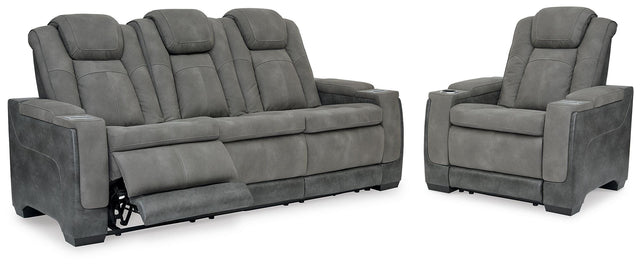 Furniture City Biloxi - Ashley Furniture - Next-Gen Durapella Power Reclining Sofa and Power Recliner - Power Reclining Sofa and Power Recliner - 22004U3