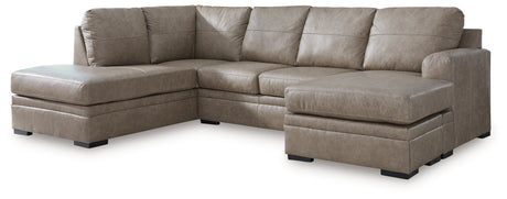 Furniture City Biloxi - Ashley Furniture - Amuleto Sectional - LAF 2-Piece Sectional with Chaise / Desert - 22405S1