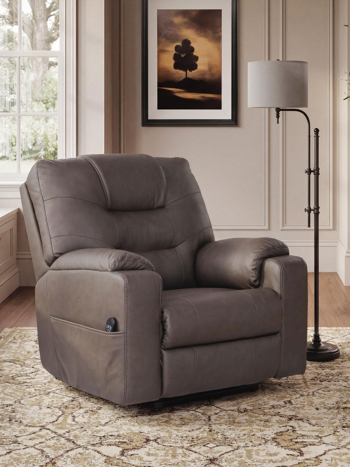 Furniture City Biloxi - Ashley Furniture - Belmone Pike Living Room - Power Lift Recliner - PC2280512