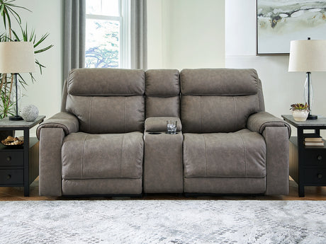 Furniture City Biloxi - Ashley Furniture - Starbot Sectional - 3-Piece Power Reclining Sectional Sofa / Fossil - 23501S3