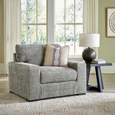 Furniture City Biloxi - Ashley Furniture - Dunmor Living Room - Ottoman / Graphite - 2490414