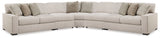 Furniture City Biloxi - Ashley Furniture - Ballyton Sectional - RAF 5-Piece Sectional / Sand - 25102S3