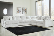 Furniture City Biloxi - Ashley Furniture - Stupendous Sectional - RAF 6-Piece Sectional with Chaise / Alloy - 25903S21