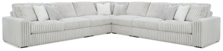 Furniture City Biloxi - Ashley Furniture - Stupendous Sectional - RAF 3-Piece Sectional with Double Chaise / Alloy - 25903S4