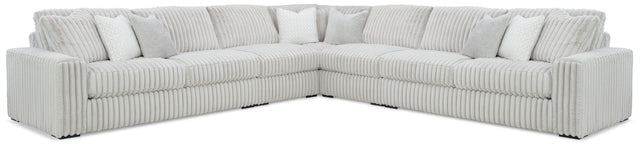 Furniture City Biloxi - Ashley Furniture - Stupendous Sectional - RAF 3-Piece Sectional with Double Chaise / Alloy - 25903S4