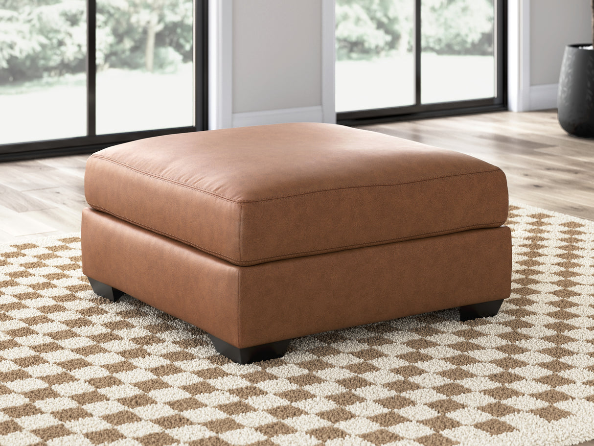 Furniture City Biloxi - Ashley Furniture - WillowBend Living Room - Oversized Accent Ottoman / Caramel - PC2770408