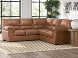 Furniture City Biloxi - Ashley Furniture - WillowBend Sectional - LAF 2-Piece Sectional / Caramel - PC27704S2