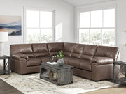 Furniture City Biloxi - Ashley Furniture - WillowBend Sectional - RAF 3-Piece Sectional / Umber - PC27705S3