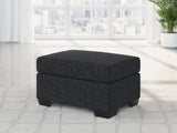 Furniture City Biloxi - Ashley Furniture - Jasmine Peaks Living Room - Ottoman / Coal - 2890414