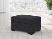 Furniture City Biloxi - Ashley Furniture - Jasmine Peaks Living Room - Ottoman / Coal - 2890414