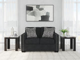 Furniture City Biloxi - Ashley Furniture - Jasmine Peaks Living Room - Loveseat / Coal - 2890435