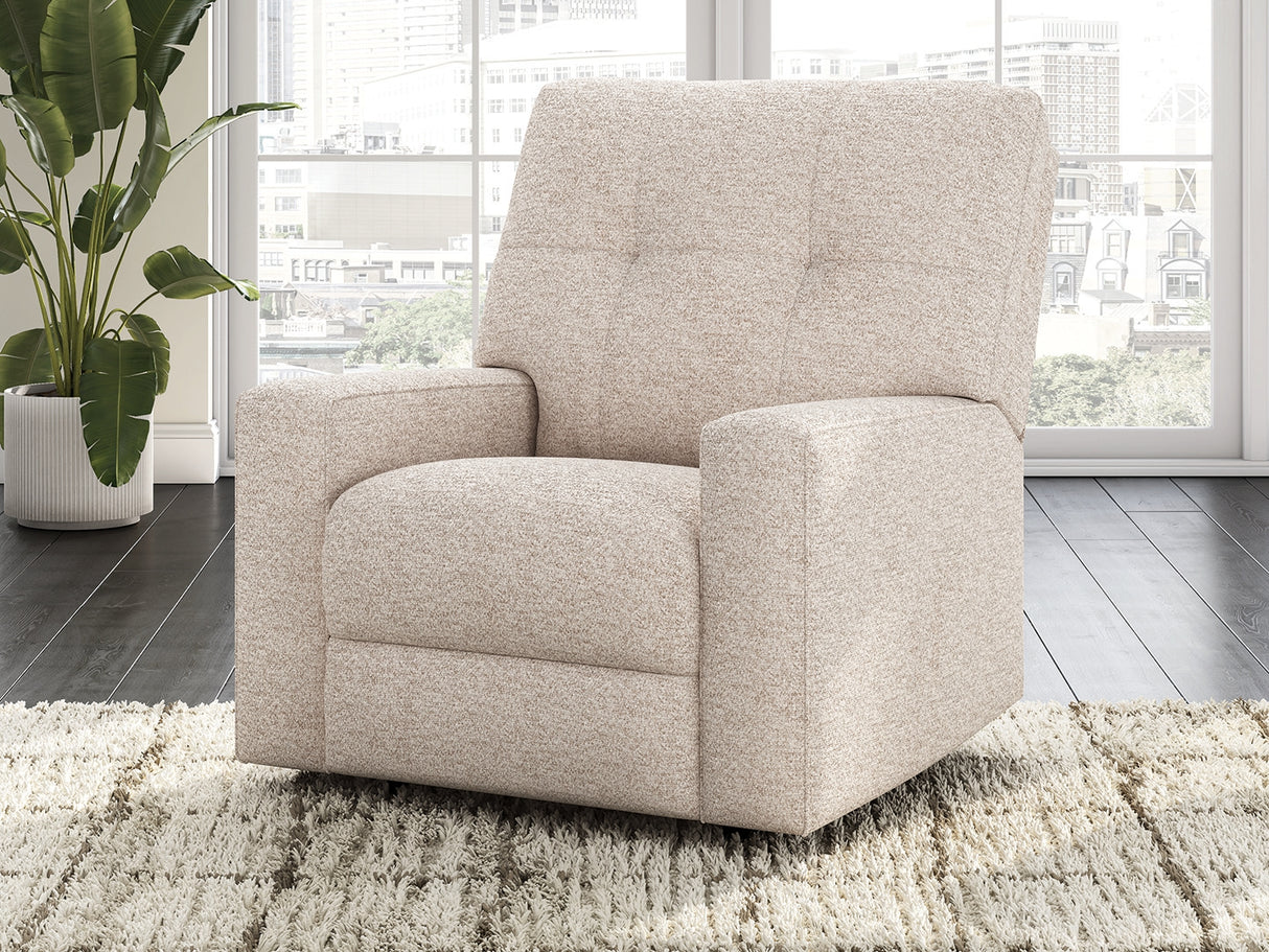 Furniture City Biloxi - Ashley Furniture - Larimer Living Room - Rocker Recliner / Stone - PC2920325