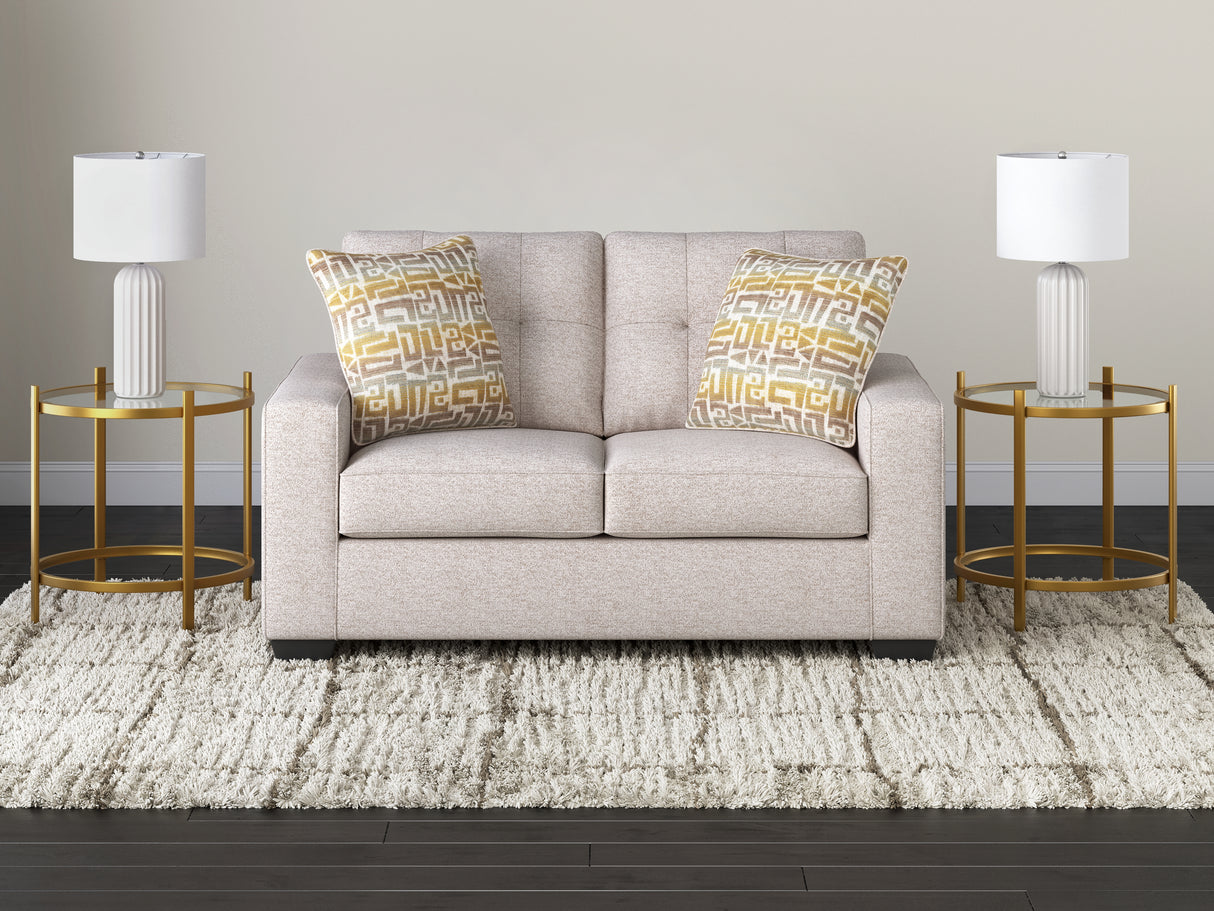 Furniture City Biloxi - Ashley Furniture - Larimer Living Room - Loveseat / Stone - PC2920335