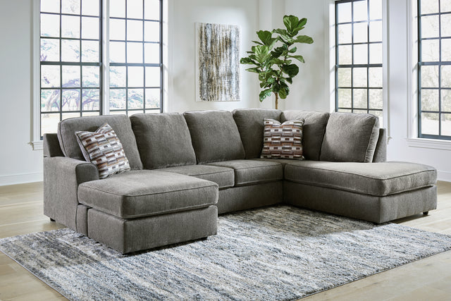 Furniture City Biloxi - Ashley Furniture - O'Phannon Sectional - RAF 2-Piece Sectional with Chaise / Putty - 29402S2