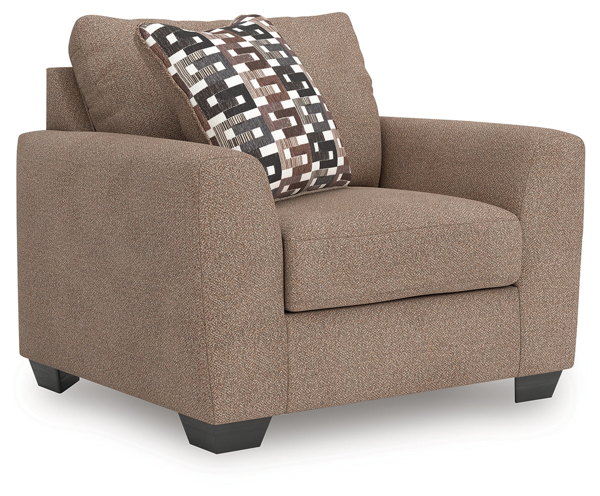 Furniture City Biloxi - Ashley Furniture - Triston-Peaks Living Room - Chair and a Half / Suede - 3020423