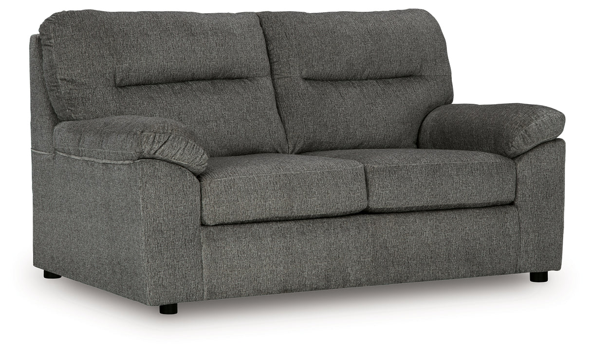 Furniture City Biloxi - Ashley Furniture - Bindura Living Room - Loveseat / Mineral - 3030535