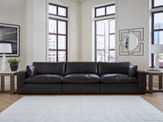 Furniture City Biloxi - Ashley Furniture - Emilia Sectional - RAF 3-Piece Sectional Sofa / Black - 30902S2