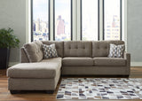 Furniture City Biloxi - Ashley Furniture - Mahoney Sectional - RAF 2-Piece Sectional with Chaise / Chocolate - 31005S1