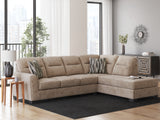 Furniture City Biloxi - Ashley Furniture - Olten Sectional - LAF 2-Piece Sectional with Chaise / Mocha - 31304S2